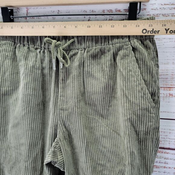ASOS Design Men's Size S Corduroy Jogger Pants W/ Drawstring Green - Picture 6 of 12